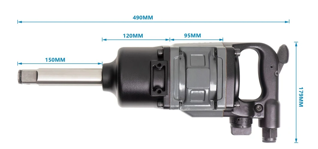 Tr-535 industrial profissional resistente pneumático rápido e exato da chave de impacto do ar de 1 polegada de impacto da chave