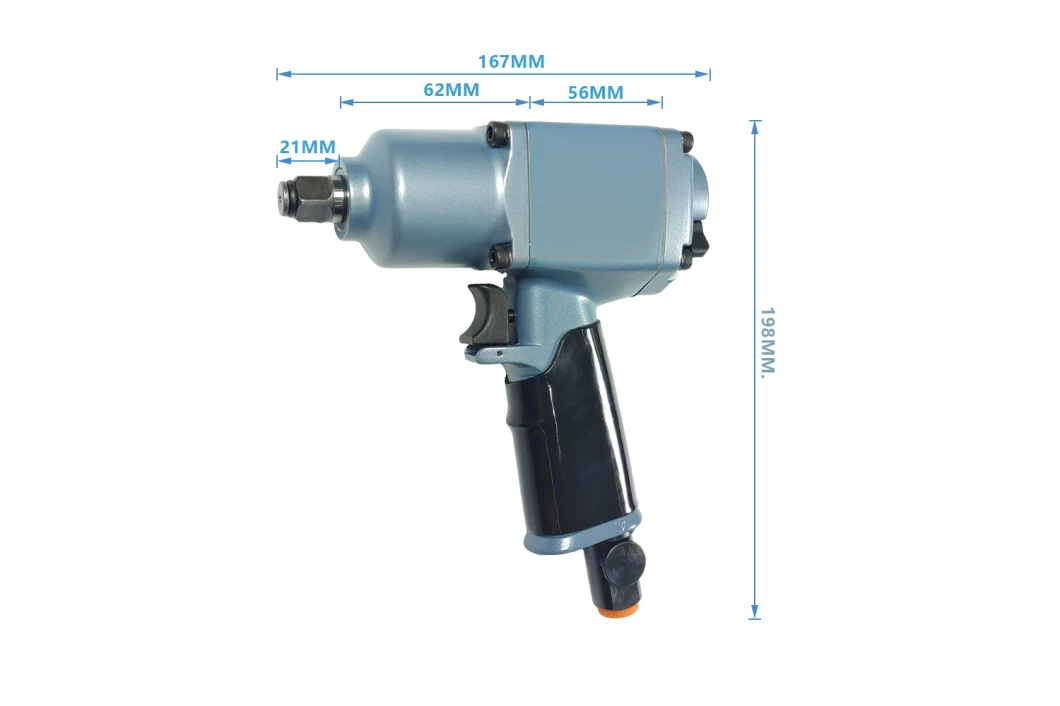Do ar claro composto do corpo do peso da polegada de 1/2 impacto profissional/martelo gêmeo pneumático chave/industrial resistente