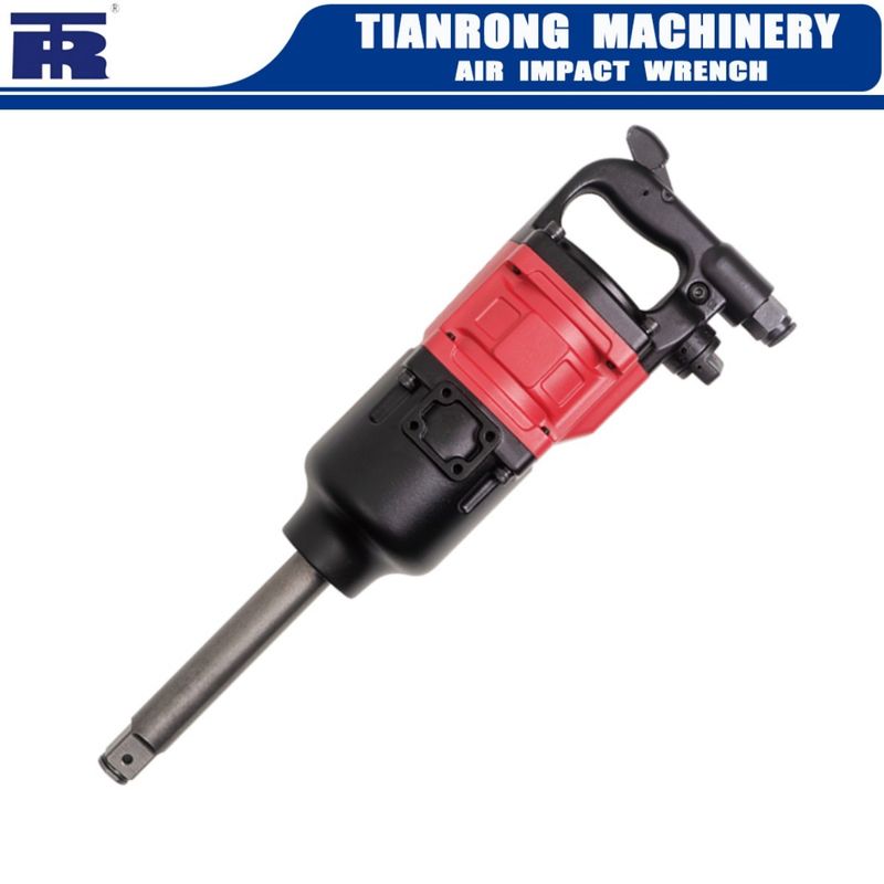 3000 N.M. Torque 1 polegada chave de impacto de ar personalizada Disponível 6 ou 8 polegadas comprimento de bigorna
